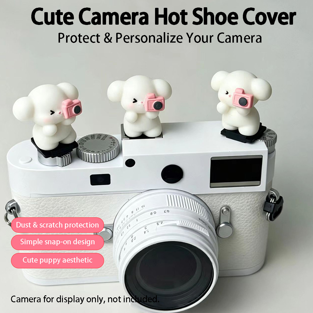 Canon Camera Eos R50 - Cute 3D Puppy Camera Hot Shoe