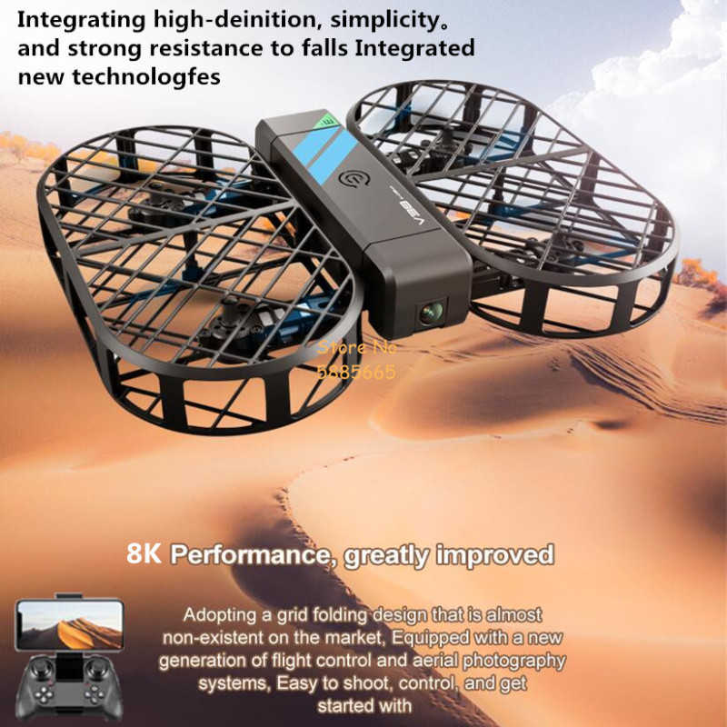 8K HD Camera 360° Protection O - đánh giá và giá Rc Helicopter Case